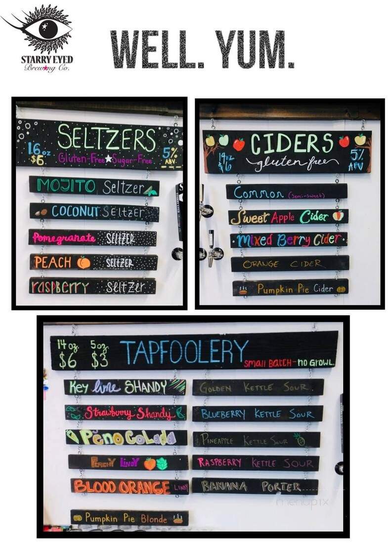 Starry Eyed Brewing - Little Falls, MN menu_pic