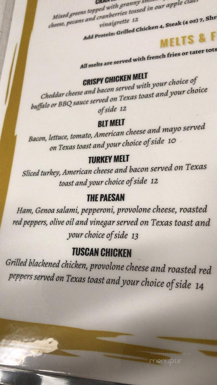 Tavern on 3 - Rocky Hill, CT menu_pic