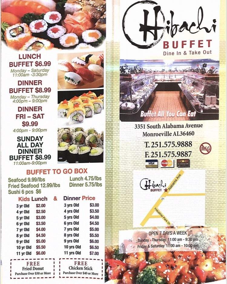 Hibachi Buffet - Monroeville, AL