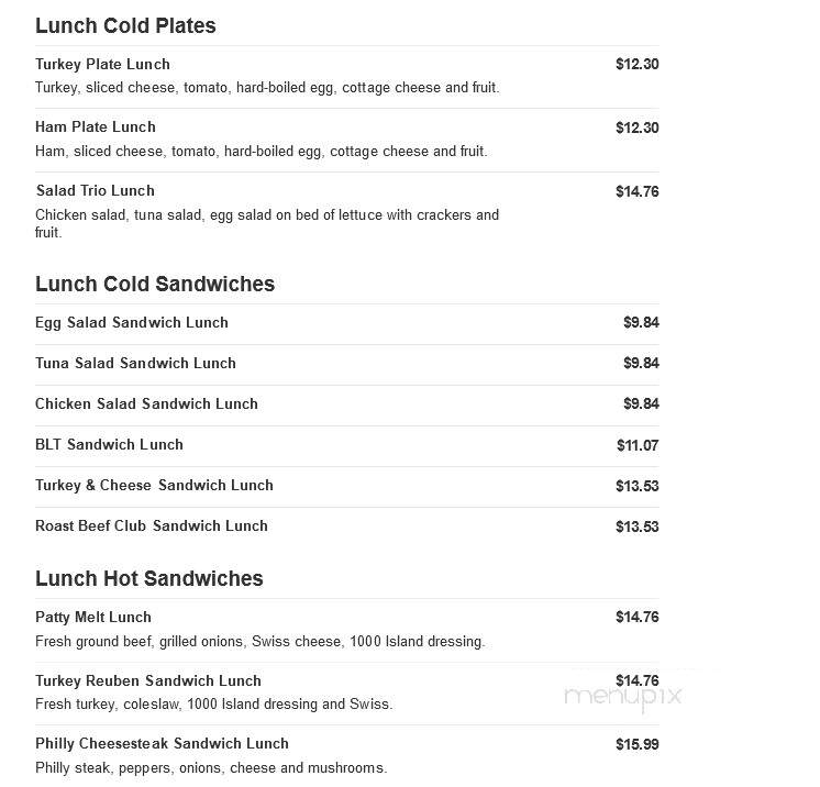 Madeleine Fine Dining - Brockport, NY menu_pic