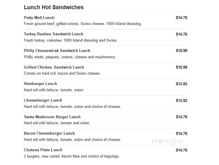 Madeleine Fine Dining - Brockport, NY menu_pic
