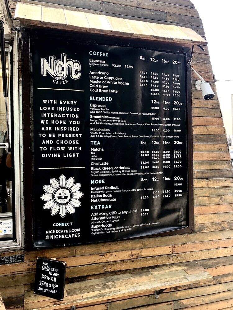 Niche Cafes - Los Angeles, CA menu_pic