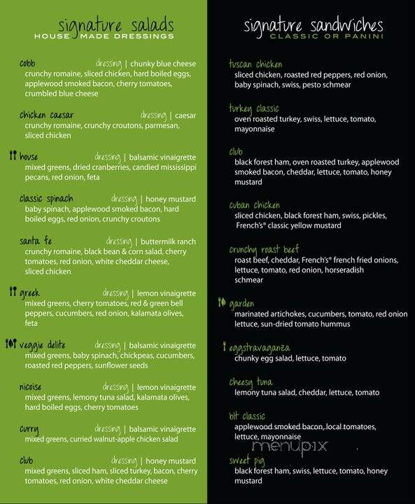 Cheffie's Cafe - Collierville, TN menu_pic