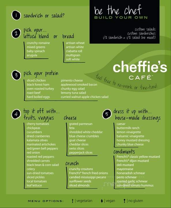 Cheffie's Cafe - Collierville, TN menu_pic