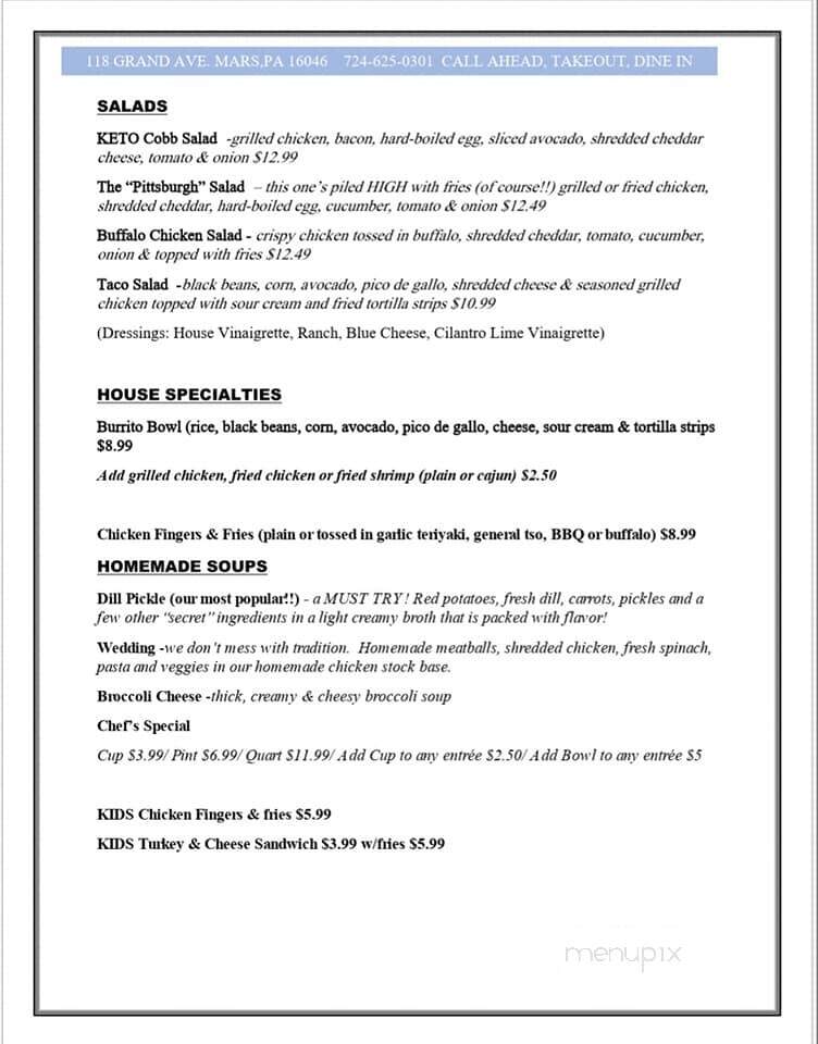 Peach Tree Creamery and Bakery - Mars, PA menu_pic
