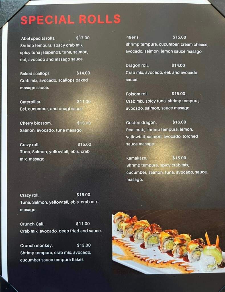 Limon E Sal taqueria bar - Folsom, CA menu_pic