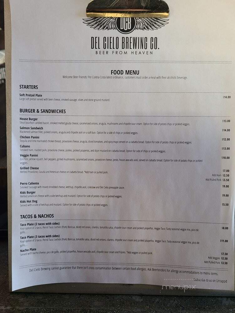 Del Cielo Brewing Company - Martinez, CA