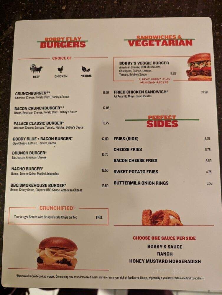 Bobby's Burger Palace - Atlanta, GA menu_pic