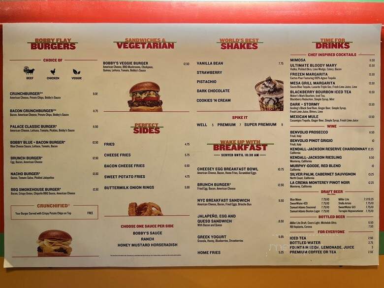 Bobby's Burger Palace - Atlanta, GA menu_pic
