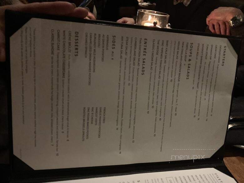 Stoney River Steakhouse And Grill - Troy, MI menu_pic