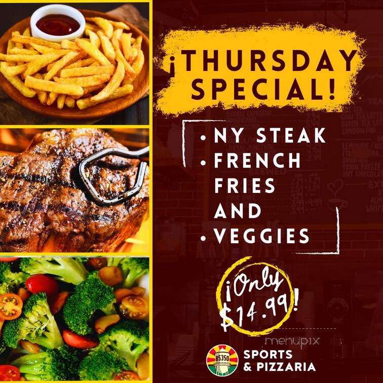 85350 Bar and Pizzaria - Somerton, AZ menu_pic