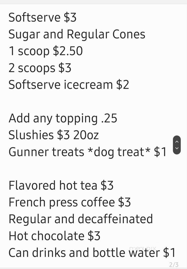 Milner Place Downtown Eatery - Milner, GA menu_pic