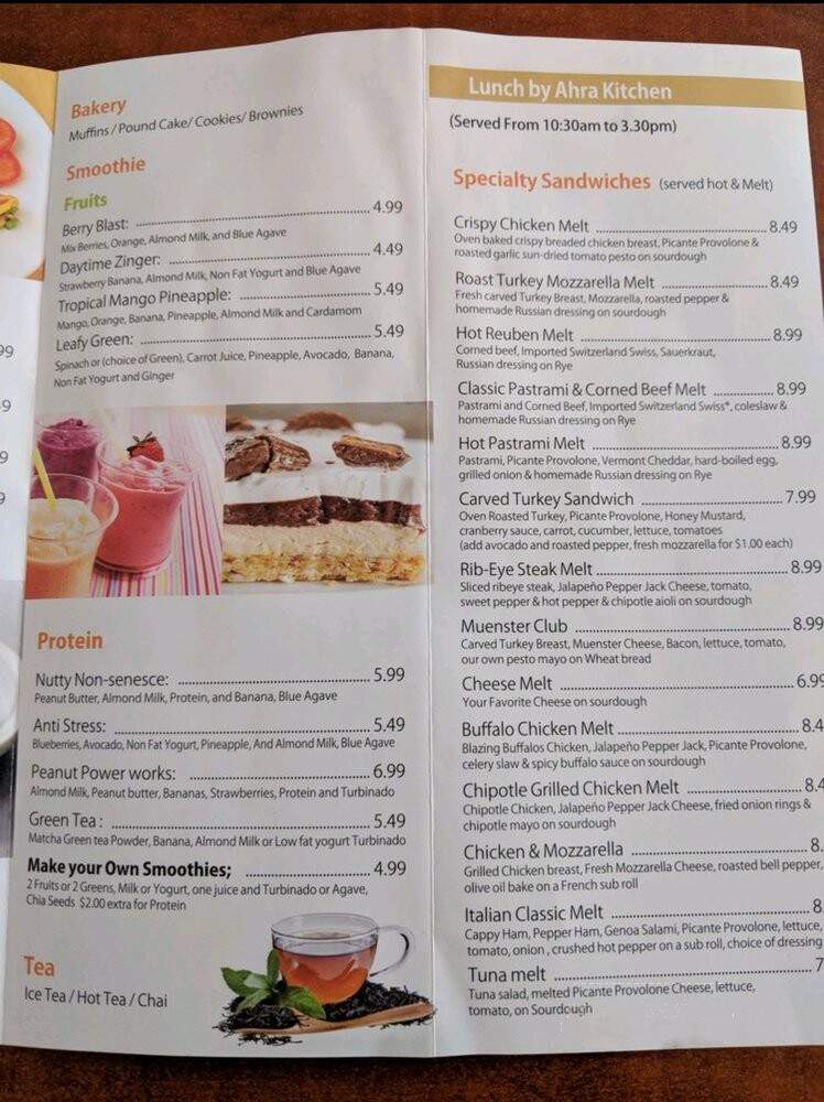 Ahra Kitchen - McLean, VA menu_pic