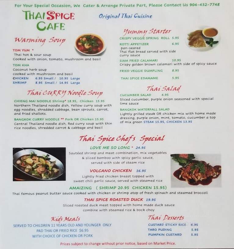 Thai Spice Cafe - Fernandina Beach, FL