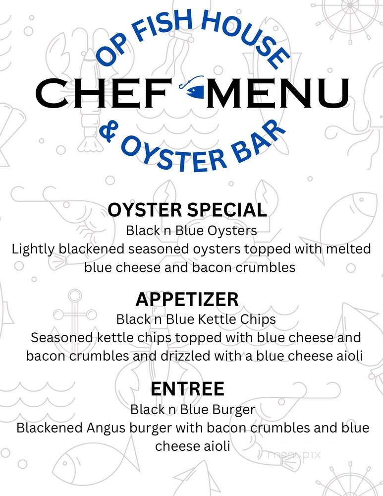 OP Fish House & Oyster Bar - Orange Park, FL menu_pic