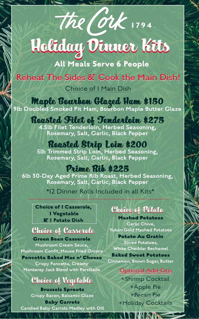 The Cork 1794 - Erie, PA menu_pic