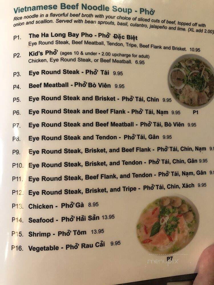 Ha Long Bay - Dunedin, FL menu_pic