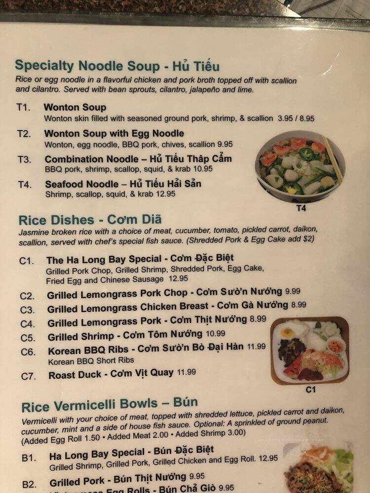 Ha Long Bay - Dunedin, FL menu_pic