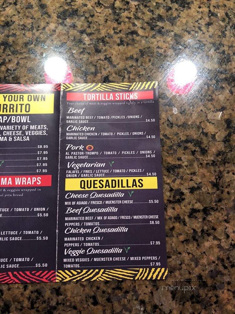 Sabor Mexican & Mediterranean - Brownstown Charter Township, MI menu_pic