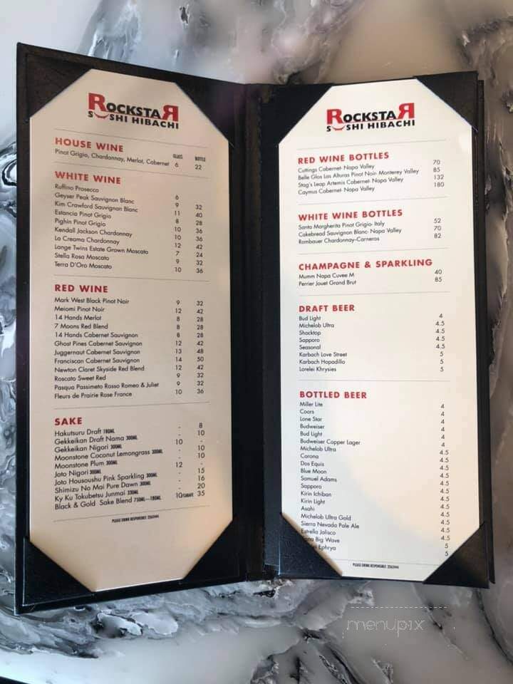 Rockstar Sushi Hibachi - Corpus Christi, TX menu_pic