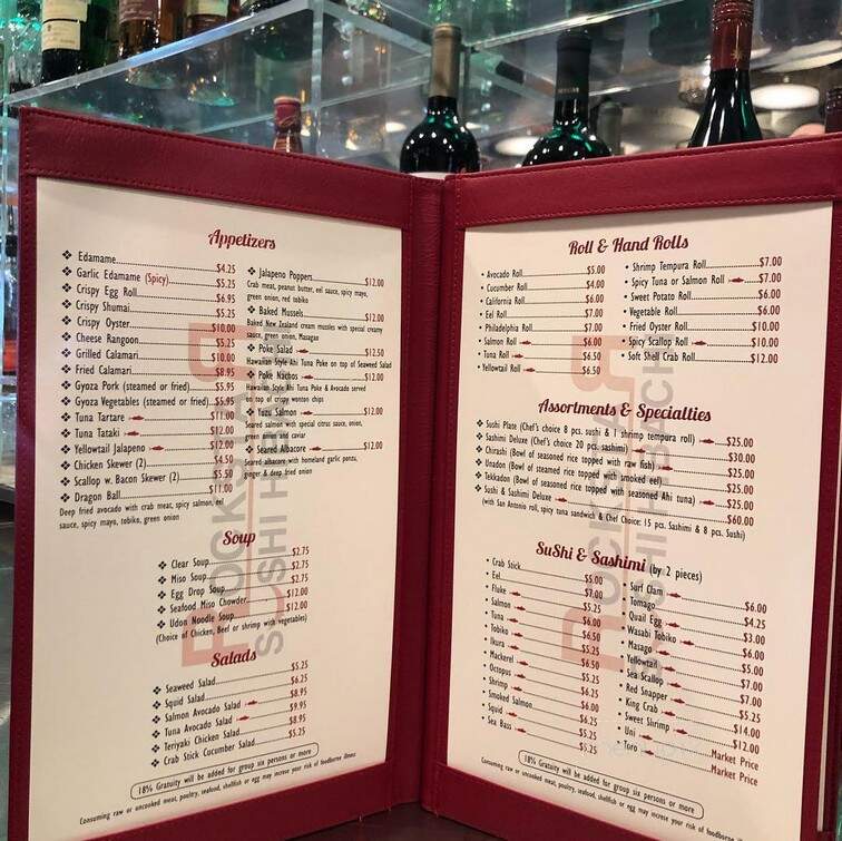Rockstar Sushi Hibachi - Corpus Christi, TX menu_pic