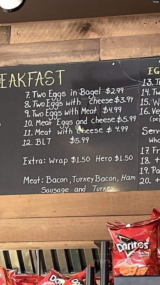 Eddie's Bagels & Coffee - Astoria, NY menu_pic