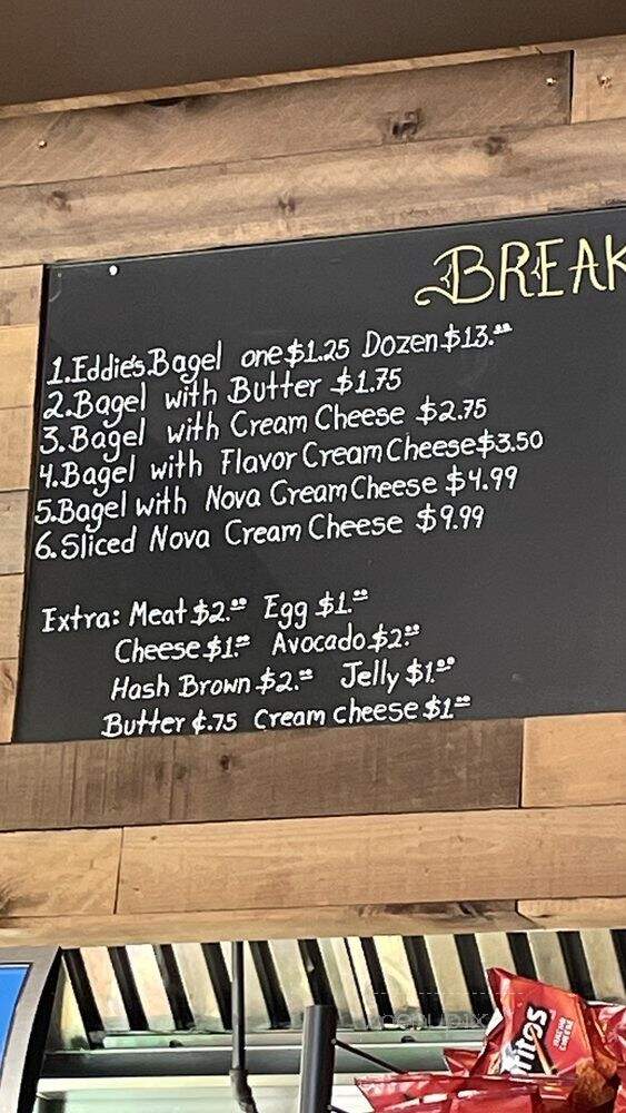 Eddie's Bagels & Coffee - Astoria, NY menu_pic