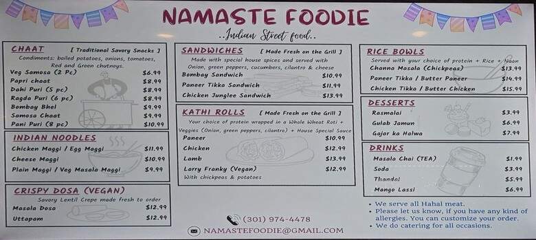 Namaste Foodie - Clarksville, MD