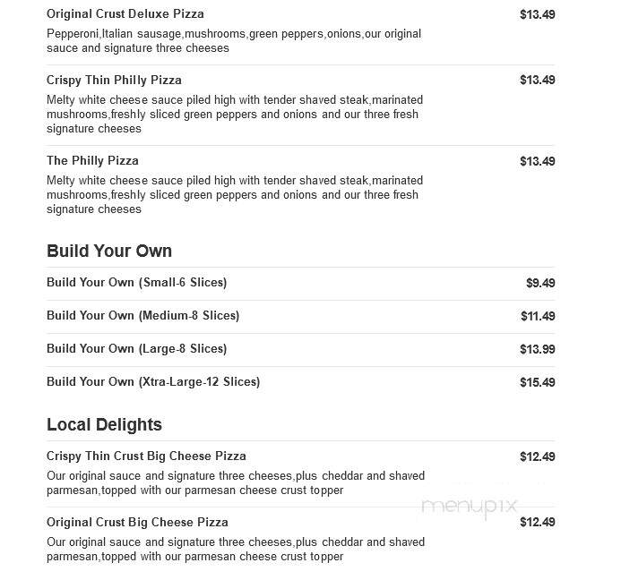 Marco's Pizza - New Brighton, MN menu_pic