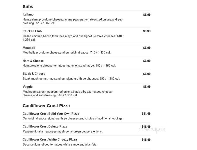 Marco's Pizza - New Brighton, MN menu_pic