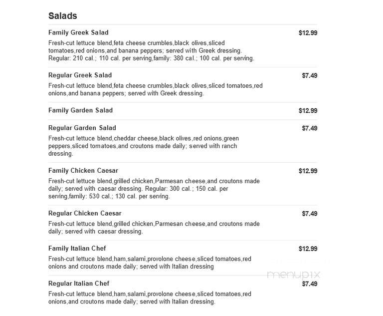 Marco's Pizza - New Brighton, MN menu_pic