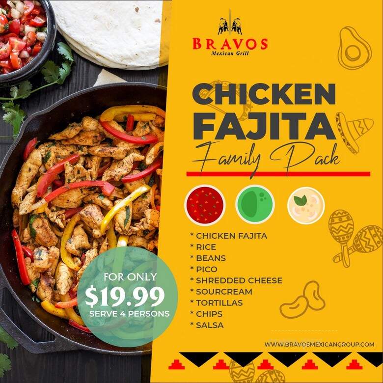 Bravos Mexican Grill - Skiatook, OK menu_pic