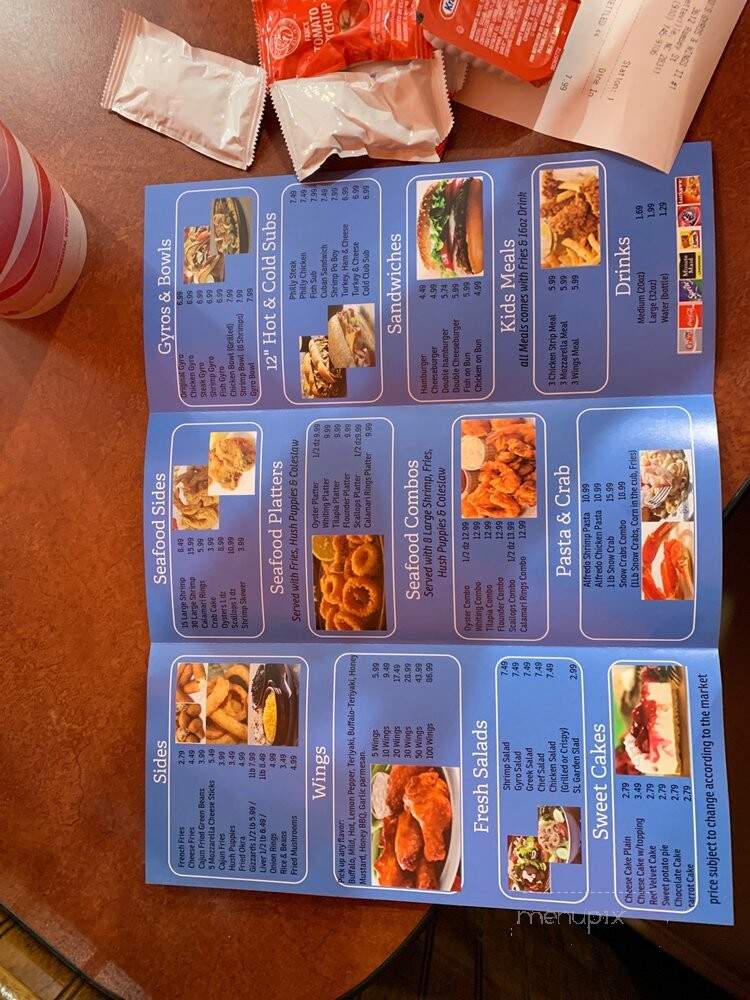 Niko's Gyros and Wings II - Fayetteville, NC menu_pic