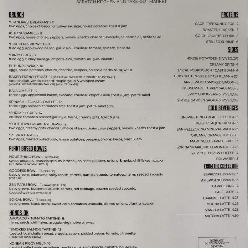 Nic & Luc Scratch Kitchen and Commissary - Longwood, FL menu_pic