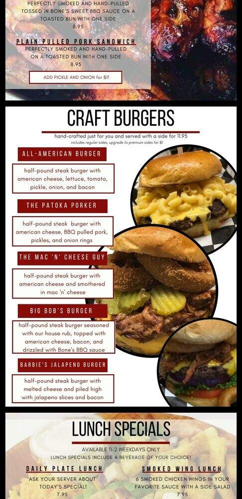 Vincennes Pub N Grub - Vincennes, IN menu_pic