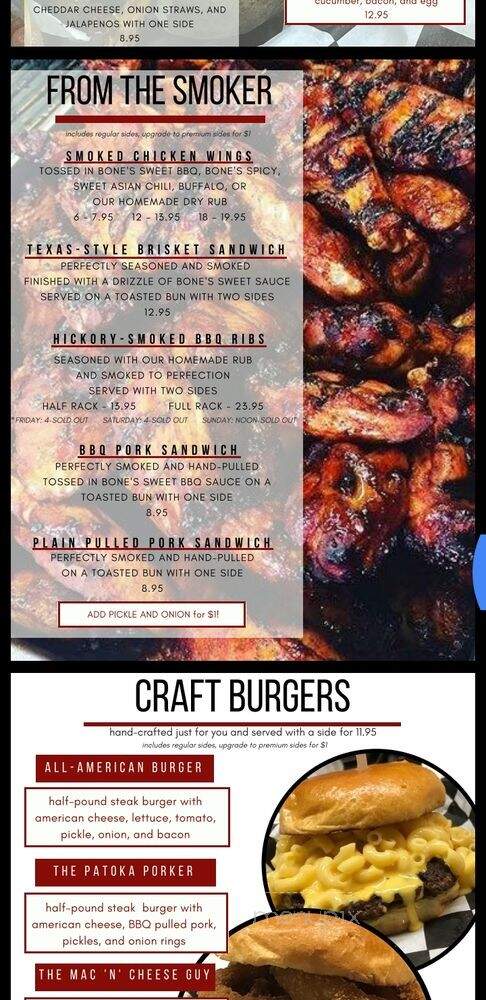 Vincennes Pub N Grub - Vincennes, IN menu_pic