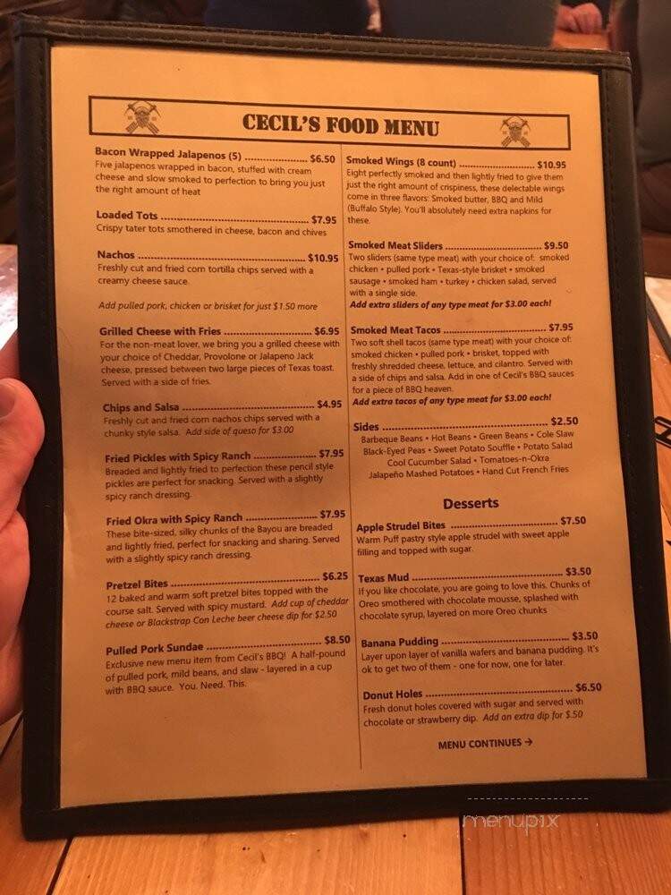 Rockpit Brewing - Orlando, FL menu_pic