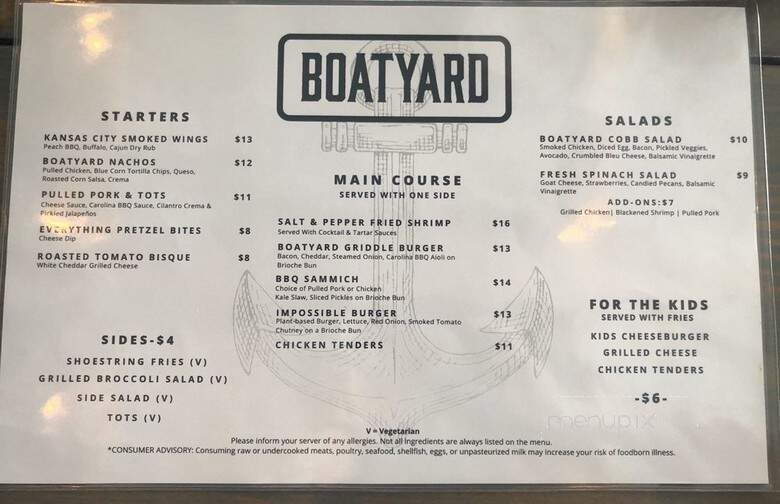 BoatYard Eats - Cornelius, NC