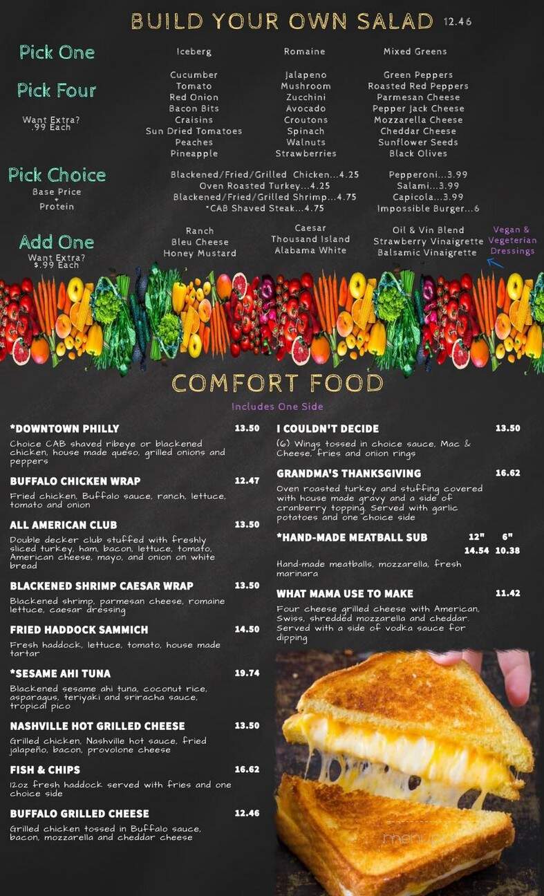 The Sneaky Beagle - Myrtle Beach, SC menu_pic