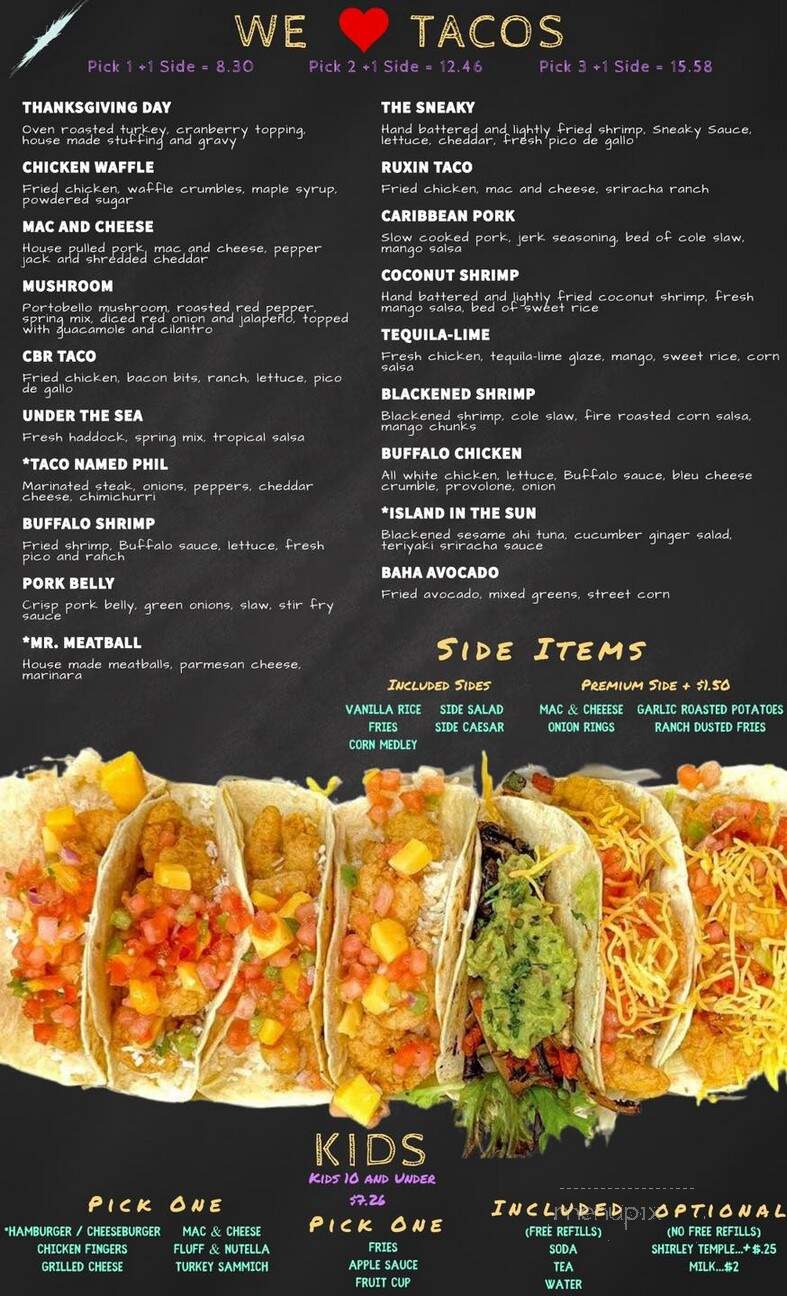 The Sneaky Beagle - Myrtle Beach, SC menu_pic