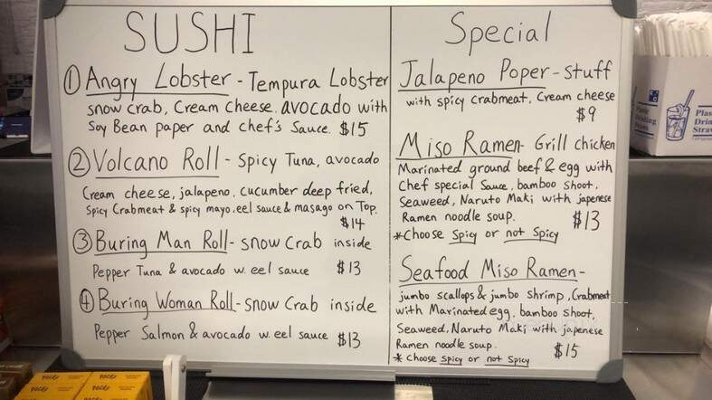 Little Tokyo - Altoona, PA menu_pic