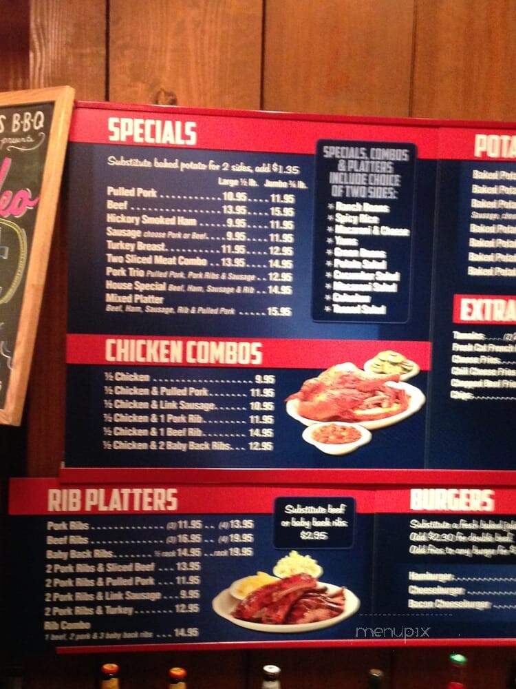 Pappas Bar-B-Q - Houston, TX menu_pic