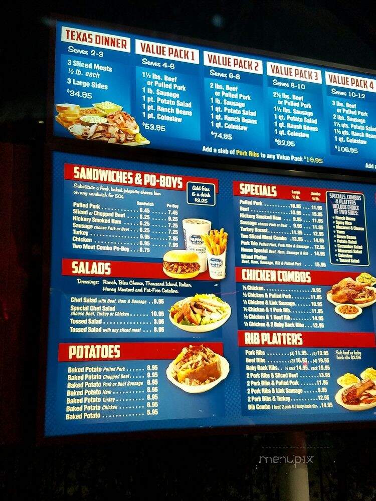 Pappas Bar-B-Q - Houston, TX menu_pic
