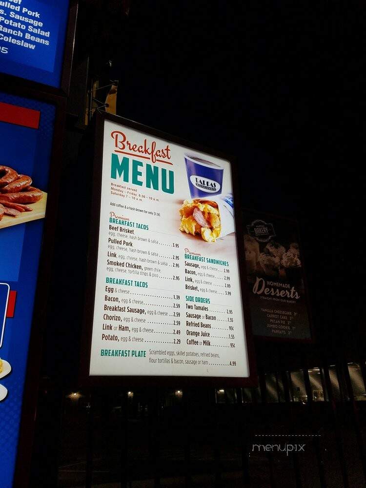 Pappas Bar-B-Q - Houston, TX menu_pic