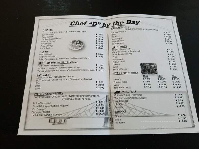 Chef D By The Bay - Vallejo, CA menu_pic