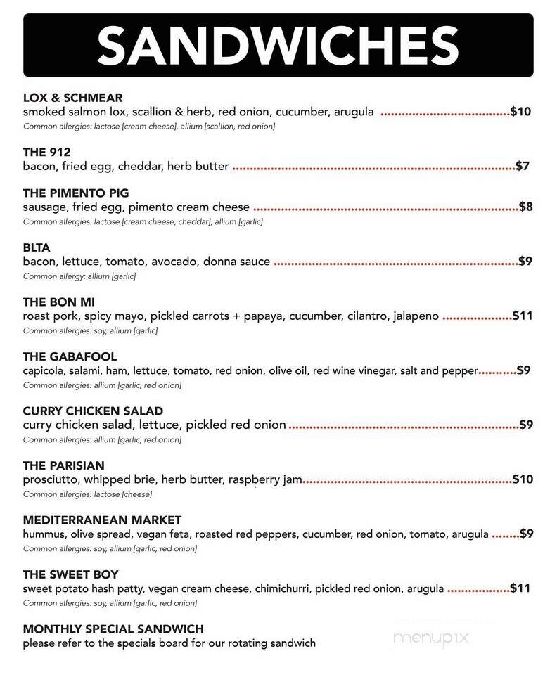 Big Bon Bodega - Savannah, GA menu_pic