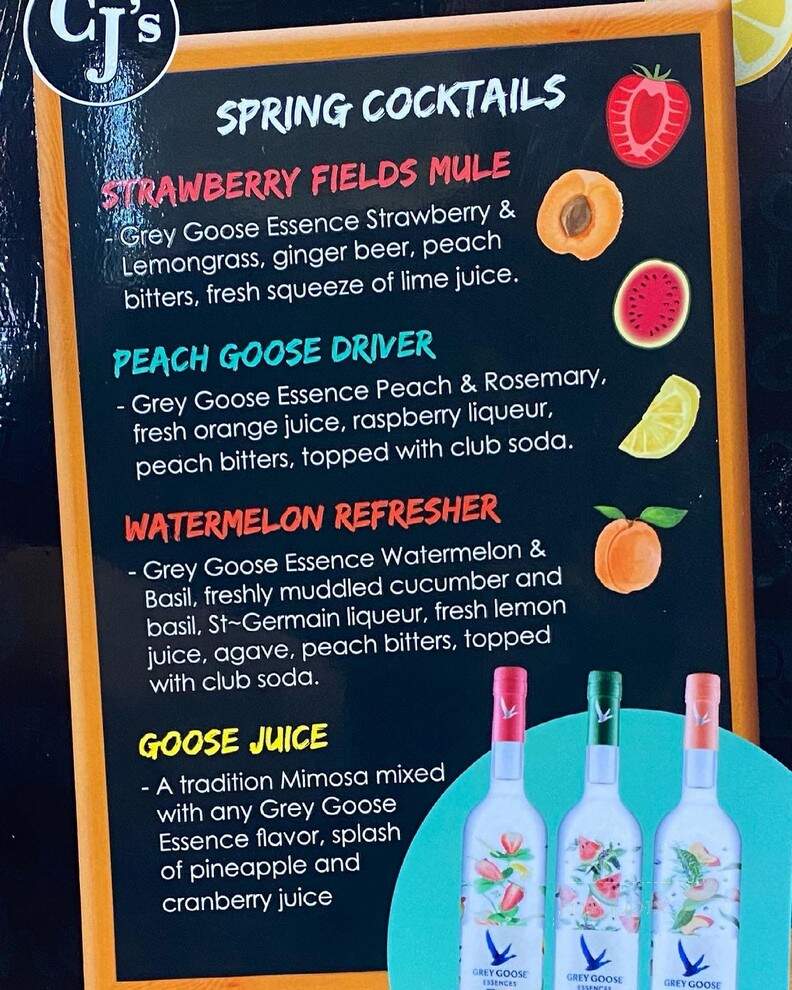 CJ's Pizza Bar and Grill - Rocklin, CA menu_pic
