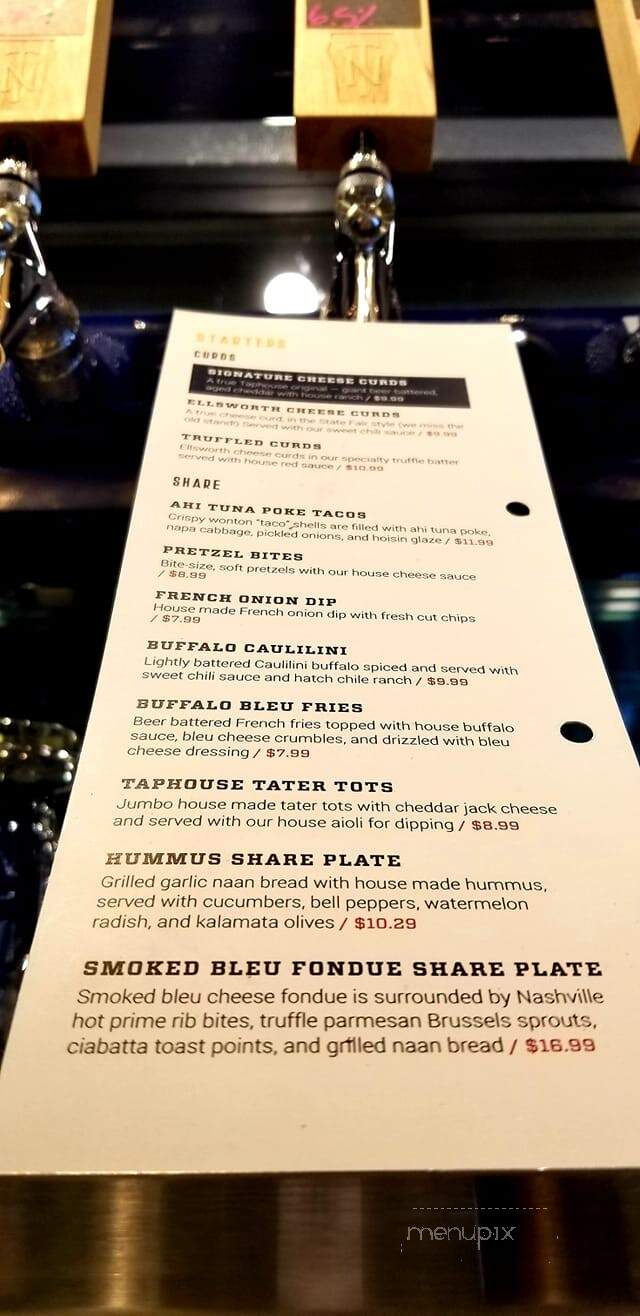 Northern Taphouse - Lakeville, MN menu_pic