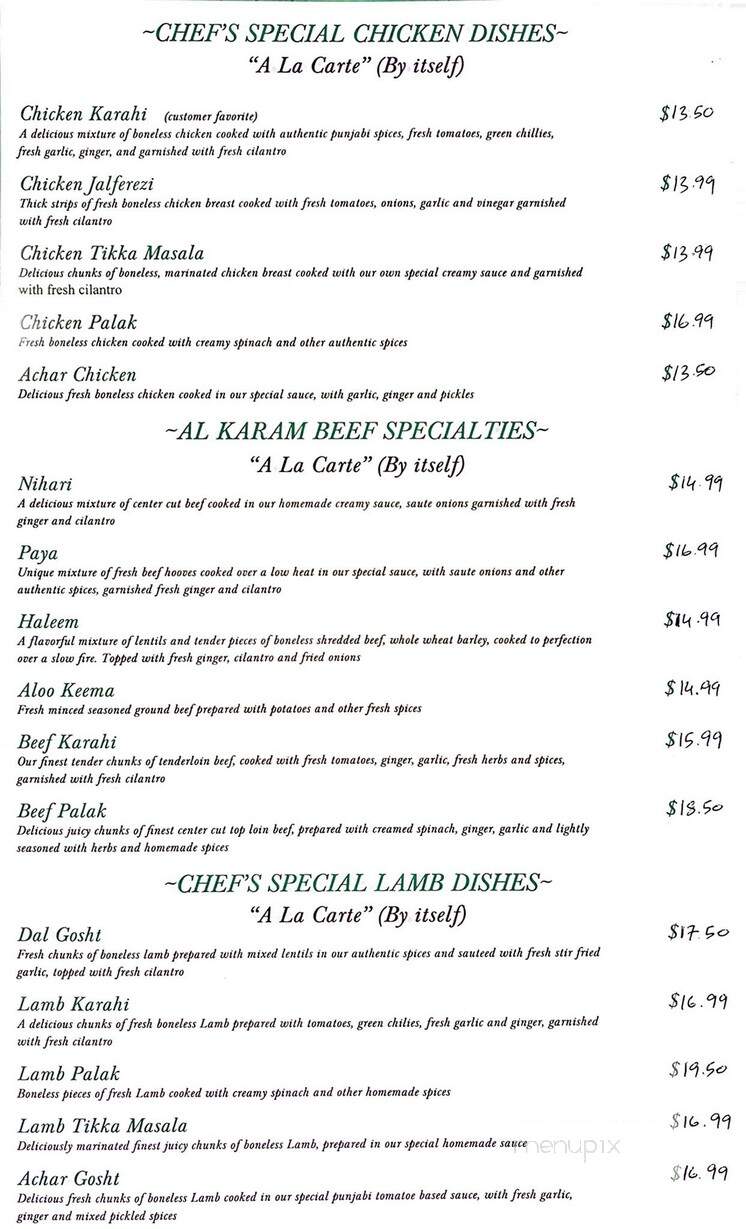 Al Karam Pakistani Cuisine - Riverside, CA