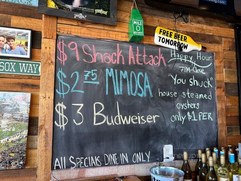 Shuckin' Shack Oyster Bar - Jacksonville, NC menu_pic